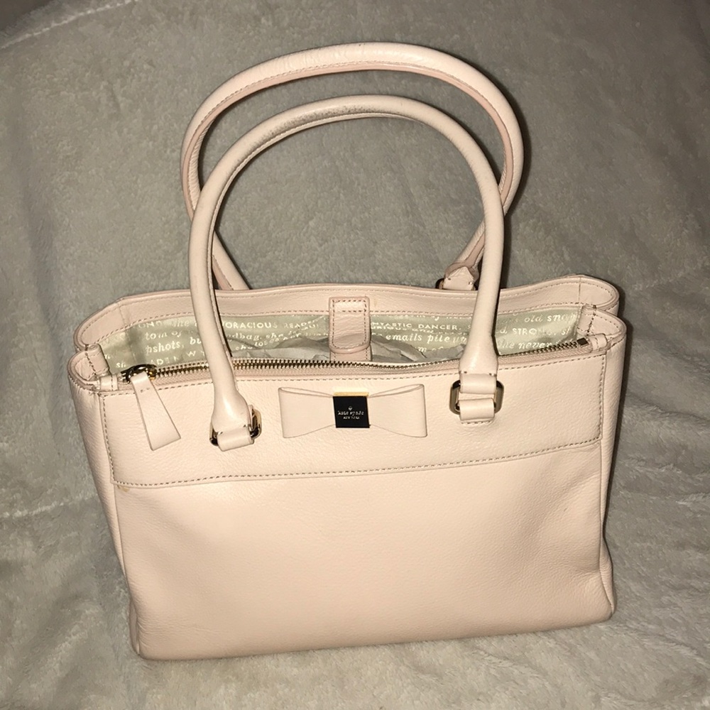 Kate Spade ♠️ Pink Bow Tote 🎀
